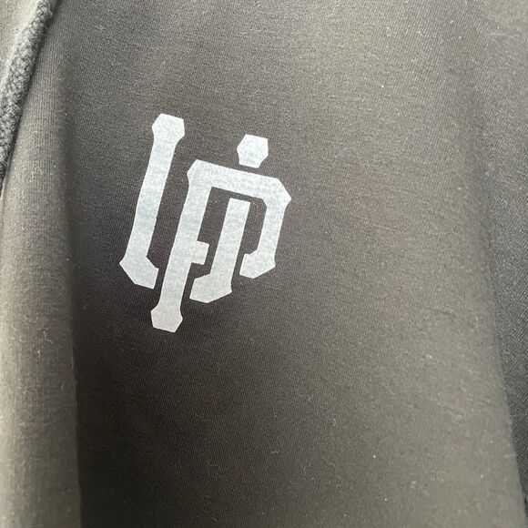 🟢Over the Limit Black super Cropped Hoodie size M - Picture 4 of 6